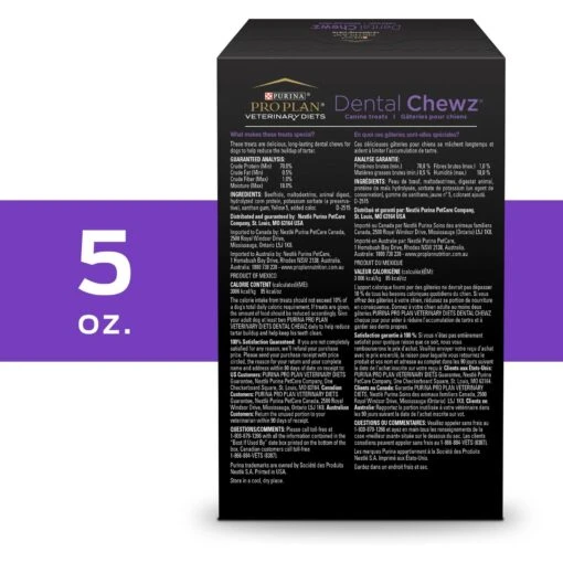 Purina Pro Plan Veterinary Diets Dental Chewz Dental Chew Dog Treats -Dog Supplies 65078 PT1. AC SS1800 V1677102395