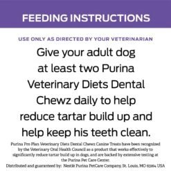 Purina Pro Plan Veterinary Diets Dental Chewz Dental Chew Dog Treats -Dog Supplies 65078 PT8. AC SS1800 V1640147792