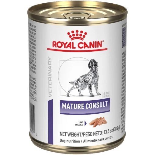 Royal Canin Veterinary Diet Adult Mature Consult Loaf In Sauce Canned Dog Food -Dog Supplies 65211 MAIN. AC SS1800 V1627598260