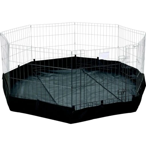 MidWest Canvas Dog Exercise Pen Base Cover Accessory, Octagonal Configuration, Black -Dog Supplies 655486 MAIN. AC SS1800 V1667598852