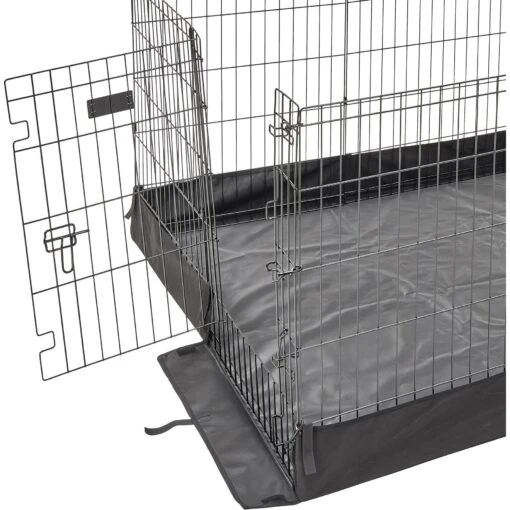 MidWest Canvas Dog Exercise Pen Base Cover Accessory, Square Configuration, Black -Dog Supplies 655518 PT4. AC SS1800 V1667598812