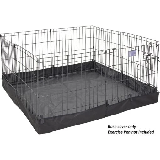 MidWest Canvas Dog Exercise Pen Base Cover Accessory, Square Configuration, Black -Dog Supplies 655518 PT7. AC SS1800 V1700156093