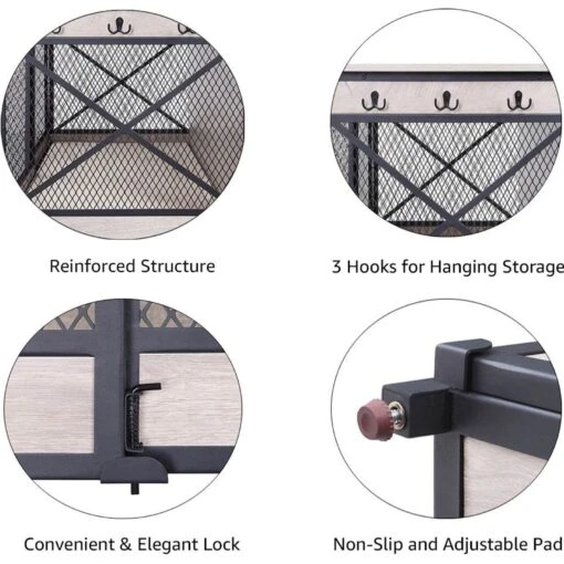 Unipaws Furniture Style Sliding Door Dog Crate -Dog Supplies 661142 PT3. AC SS1800 V1666297338