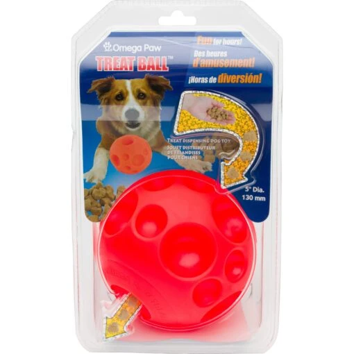 Omega Paw Tricky Treat Ball Dog Toy -Dog Supplies 66289 MAIN. AC SS1800 V1486664379