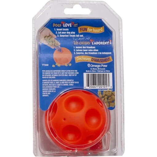 Omega Paw Tricky Treat Ball Dog Toy -Dog Supplies 66289 PT1. AC SS1800 V1530911767