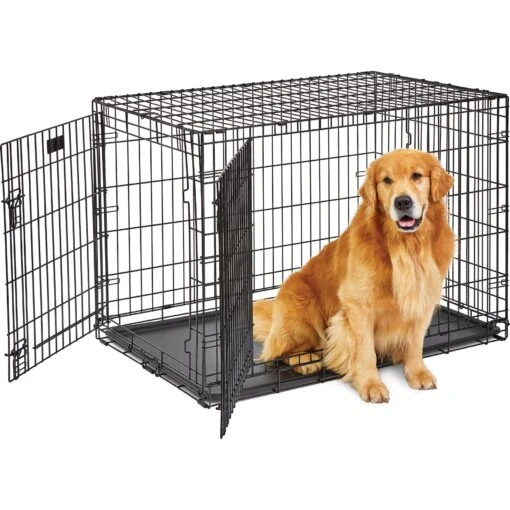 MidWest LifeStages Double Door Collapsible Wire Dog Crate -Dog Supplies 66304 MAIN. AC SS1800 V1647557884