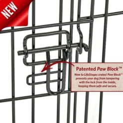 MidWest LifeStages Double Door Collapsible Wire Dog Crate -Dog Supplies 66304 PT4. AC SS1800 V1647557786