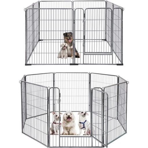 Aivituvin AIR50 Exercise Outdoor & Indoor Portable Dog Playpen, Medium -Dog Supplies 667286 MAIN. AC SS1800 V1665526252