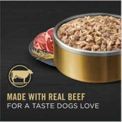 Purina Pro Plan Senior Beef & Rice Entree Canned Dog Food -Dog Supplies 67454 PT2. AC SS1800 V1689786466