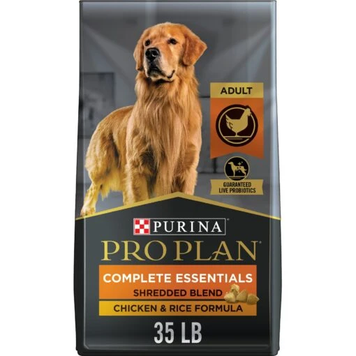 Purina Pro Plan High Protein Shredded Blend Chicken & Rice Formula With Probiotics Dry Dog Food -Dog Supplies 67512 MAIN. AC SS1800 V1639782706