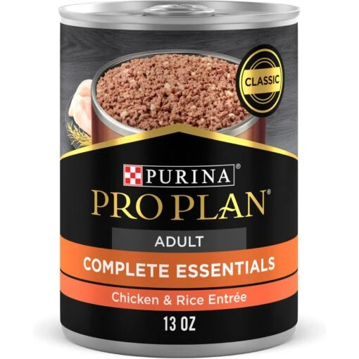 Purina Pro Plan Complete Essentials Adult Classic Chicken & Rice Entree Canned Dog Food -Dog Supplies 67570 MAIN. AC SS1800 V1694706154