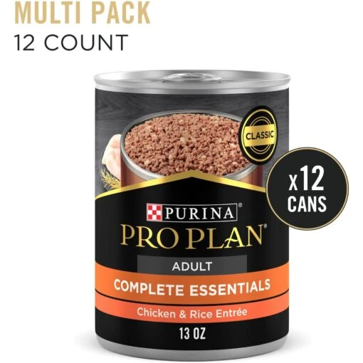 Purina Pro Plan Complete Essentials Adult Classic Chicken & Rice Entree Canned Dog Food -Dog Supplies 67570 PT1. AC SS1800 V1694706207