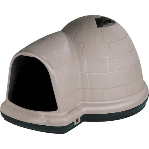 Petmate Dog House With Microban, Indigo Taupe/Black -Dog Supplies 68538. AC SS1800 V1460478784