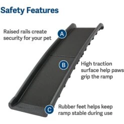 PetSafe Happy Ride Foldable Dog Car Ramp -Dog Supplies 68759 PT2. AC SS1800 V1646087487