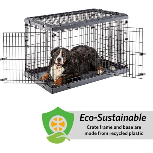 Ferplast Superior Hybrid ECO Dog Crate & Playpen, Gray -Dog Supplies 688502 PT1. AC SS1800 V1667598432