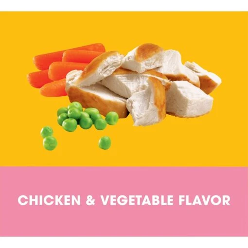 Pedigree Puppy Growth & Protection Chicken & Vegetable Flavor Dry Dog Food & Pedigree Chopped Ground Dinner With Chicken & Beef Puppy Canned Wet Dog Food -Dog Supplies 688942 PT4. AC SS1800 V1668800882