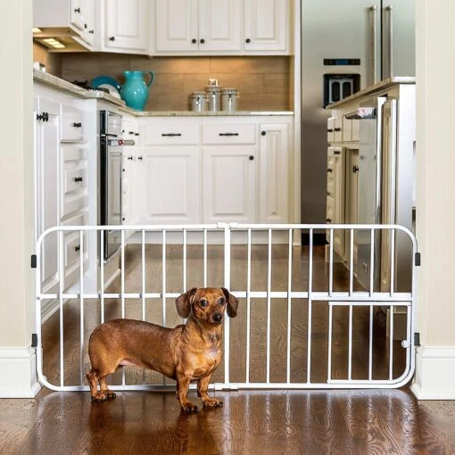 Carlson Pet Products Mini Tuffy Expandable Dog Gate With Pet Door -Dog Supplies 69450 PT1. AC SS1800 V1569014017