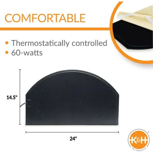 K&H Pet Products Igloo-Style Heated Pad & Cover -Dog Supplies 69509 PT1. AC SS1800 V1695230792