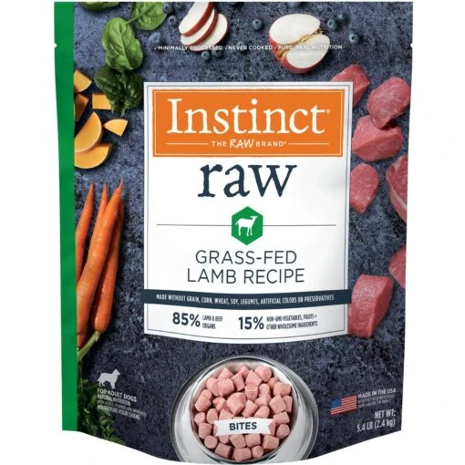 Instinct Frozen Raw Bites Grain-Free Cage-Free Chicken Recipe Dog Food + 2 Items -Dog Supplies 696566 PT7. AC SS1800 V1668107060