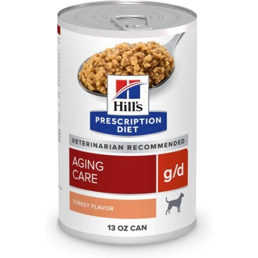 Hill's Prescription Diet G/d Aging Care Turkey Flavor Wet Senior Dog Food -Dog Supplies 69757 MAIN. AC SS1800 V1687976324