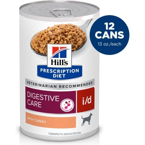 Hill's Prescription Diet I/d Digestive Care With Turkey Wet Dog Food -Dog Supplies 69761 MAIN. AC SS1800 V1672263425