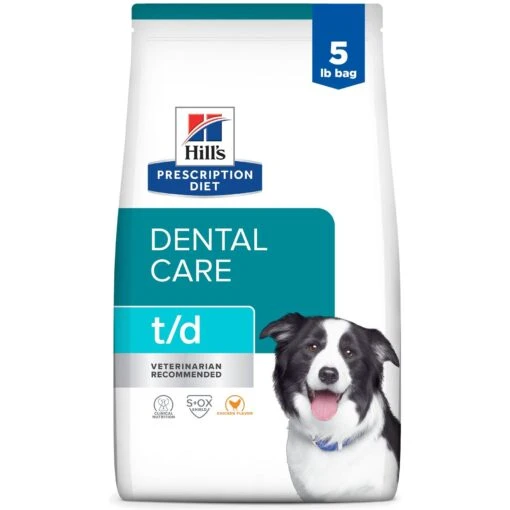 Hill's Prescription Diet T/d Dental Care Chicken Flavor Dry Dog Food -Dog Supplies 69790 MAIN. AC SS1800 V1668542558