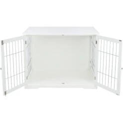 TRIXIE Wood & Wire Furniture Side Table Pet Crate, Large -Dog Supplies 701486 PT3. AC SS1800 V1668549930