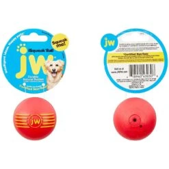 JW Pet ISqueak Ball Dog Toy, Color Varies -Dog Supplies 71041 PT8. AC SS1800 V1534452154