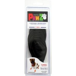 Pawz Waterproof Dog Boots, Black -Dog Supplies 71806 PT6. AC SS1800 V1536077392