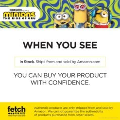 Fetch For Pets Minions Otto Figure Plush Squeaky Dog Toy -Dog Supplies 722214 PT7. AC SS1800 V1672175166