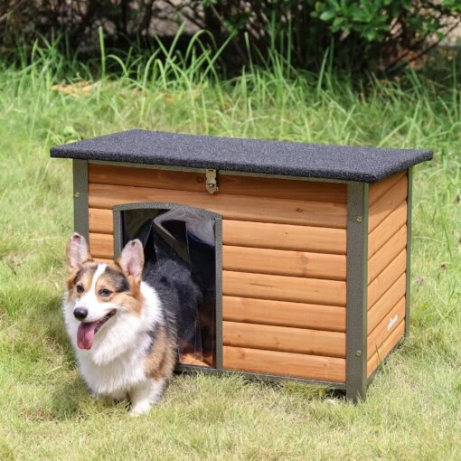 Aivituvin Wooden Heavy Duty Dog House -Dog Supplies 734502 PT1. AC SS1800 V1670601216