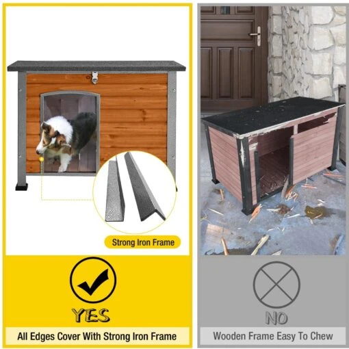 Aivituvin Wooden Heavy Duty Dog House -Dog Supplies 734502 PT2. AC SS1800 V1670601156