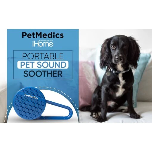 PetMedics Portable Pet Sound Soother Dog Crate & Travel Clip, Blue -Dog Supplies 734798 PT1. AC SS1800 V1683905446