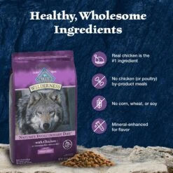 Blue Buffalo Wilderness Adult Small Bite High Protein Natural Chicken & Wholesome Grains Dry Dog Food -Dog Supplies 735670 PT5. AC SS1800 V1694548944