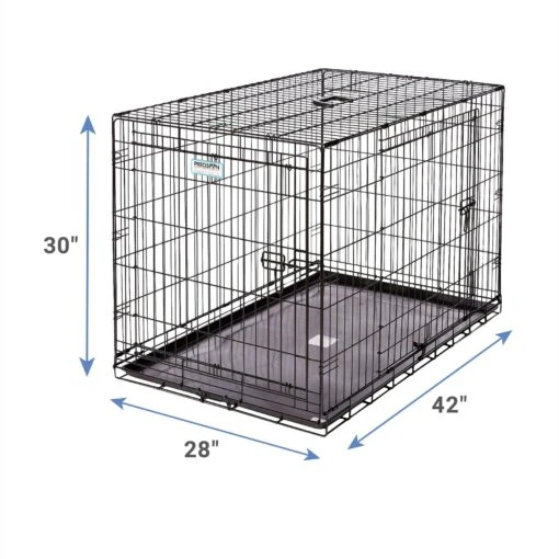 Precision Pet Products Provalu Double Door Collapsible Wire Dog Crate -Dog Supplies 74070 PT2. AC SS1800 V1564755094