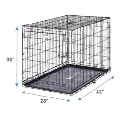 Precision Pet Products Provalu Single Door Collapsible Wire Dog Crate -Dog Supplies 74077 PT2. AC SS1800 V1564754506