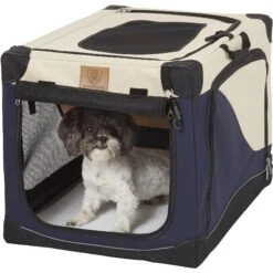 Precision Pet Products 4-Door Collapsible Soft-Sided Dog Crate -Dog Supplies 74108 PT3. AC SS1800 V1569015189