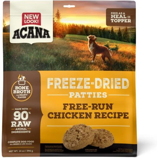 ACANA Chicken Recipe Patties Grain-Free Freeze-Dried Dog Food & Topper, 14-oz Bag -Dog Supplies 741174 MAIN. AC SS1800 V1688668754