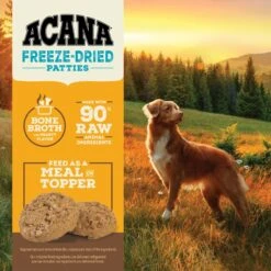 ACANA Chicken Recipe Patties Grain-Free Freeze-Dried Dog Food & Topper, 14-oz Bag -Dog Supplies 741174 PT5. AC SS1800 V1688668626