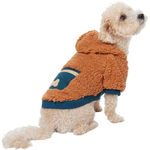 Frisco Wubby Textured Fleece Dog & Cat Hoodie W/ Pocket -Dog Supplies 742510 MAIN. AC SS1800 V1692380012