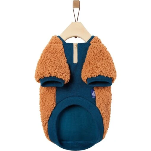 Frisco Wubby Textured Fleece Dog & Cat Hoodie W/ Pocket -Dog Supplies 742510 PT4. AC SS1800 V1692379033