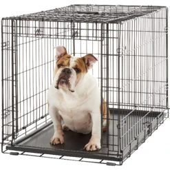 MidWest Ovation Single Door Collapsible Wire Dog Crate -Dog Supplies 74296 PT3. AC SS1800 V1569015305