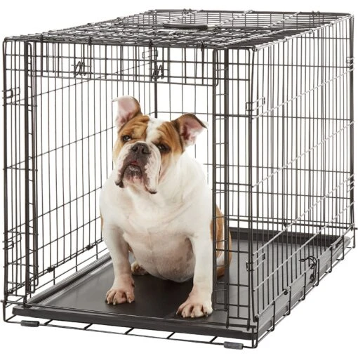 MidWest Ovation Single Door Collapsible Wire Dog Crate -Dog Supplies 74296 PT3. AC SS1800 V1569015305