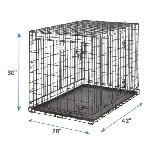 MidWest Ultima Pro Double Door Collapsible Wire Dog Crate -Dog Supplies 74309 PT2. AC SS1800 V1566319846