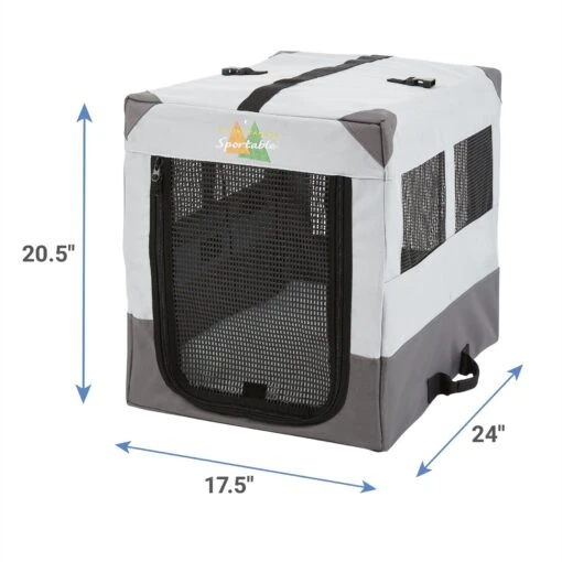 MidWest Canine Camper Single Door Collapsible Soft-Sided Dog Crate -Dog Supplies 74312 PT2. AC SS1800 V1566320087