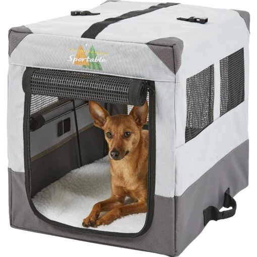 MidWest Canine Camper Single Door Collapsible Soft-Sided Dog Crate -Dog Supplies 74312 PT3. AC SS1800 V1569015150