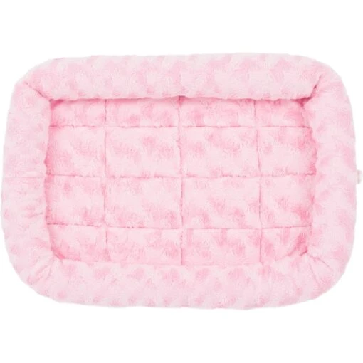 MidWest Quiet Time Fashion Plush Bolster Dog Crate Mat, Pink -Dog Supplies 74336 PT3. AC SS1800 V1542224586