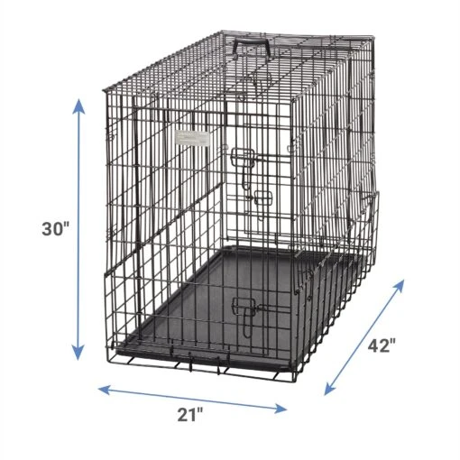 MidWest Solutions Series Side By Side Double Door Collapsible SUV Dog Crate -Dog Supplies 74371 PT2. AC SS1800 V1566320401