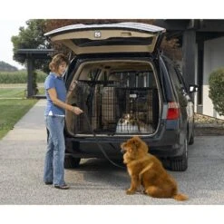 MidWest Solutions Series Side By Side Double Door Collapsible SUV Dog Crate -Dog Supplies 74371 PT4. AC SS1800 V1562173685