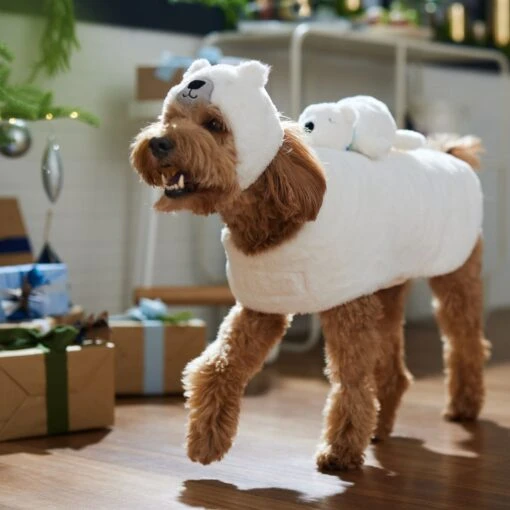 Frisco Polar Bear Ride-On Dog Costume -Dog Supplies 747046 PT7. AC SS1800 V1694799828